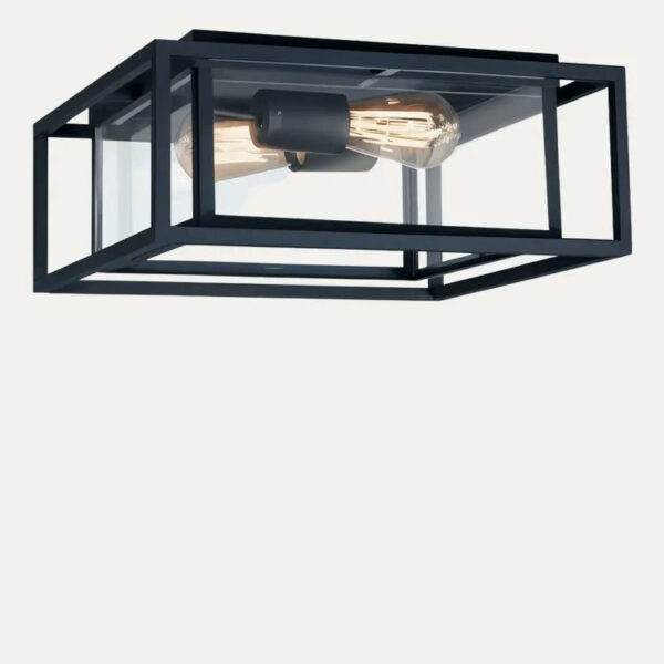 Plafón Aplique 2 Luces Techo Vintage Interior Hierro Plafón Aplique 2 Luces Techo Vintage Interior Hierro de las categorías Iluminación, Iluminacion Interior, Lamparas de Techo, Plafones