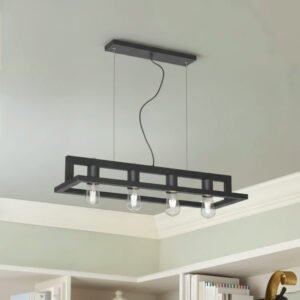 Lámpara de Techo Colgante CARTAGENA Hierro Interior Cocina Comedor Living Dormitorio - Image 1