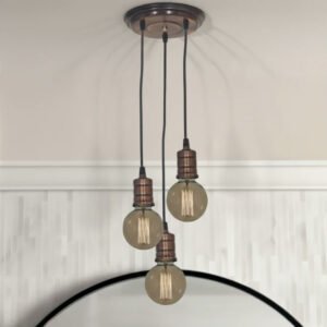 Lámpara de Techo Colgante Vintage de Metal para Interior | Cocina, Comedor, Dormitorio, Living, Oficina - Image 1