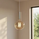 Colgante TIVOLI de metal, estilo minimalista, ideal para living, comedor o dormitorio.