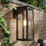 Farol NOVARA de hierro, estilo vintage para exterior. Iluminación para jardín o patio.