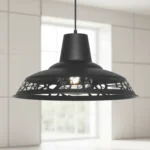 Colgante DIJON negra estilo industrial. Ideal para comedor, cocina, living o dormitorio.