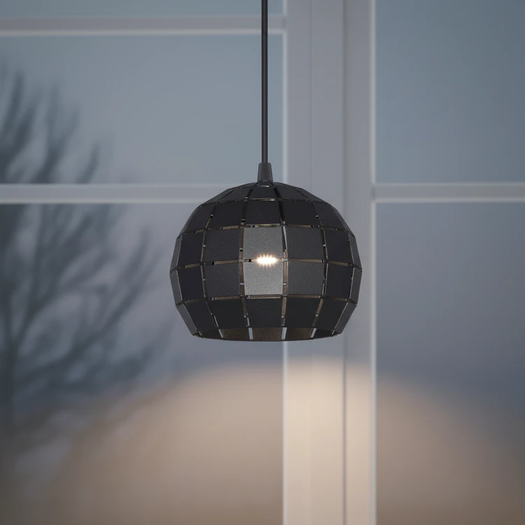 Colgante GETAFE de metal, estilo moderno, ideal para cocinas y comedores