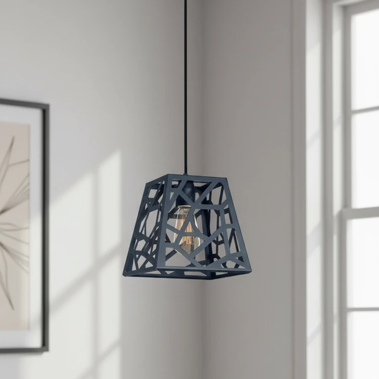 Colgante MERIDA de metal, estilo moderno, ideal para cocina, comedor, dormitorio o living.