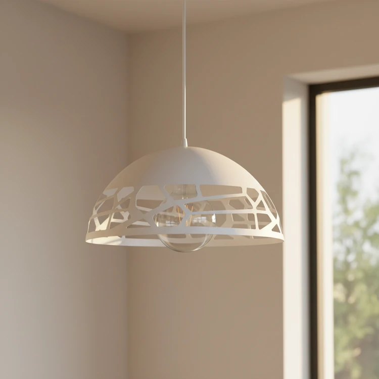 Colgante OVIEDO de chapa, lámpara colgante moderna de diseño, ideal para comedor o cocina.
