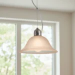 Colgante PADOVA de metal, 25 cm de ancho, estilo moderno, ideal para comedor, dormitorio, living, cocina o pasillo.