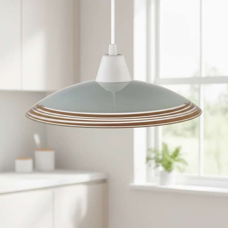 Colgante PARIS de 30 cm de diámetro, estilo vintage, ideal para cocina, comedor o dormitorio.