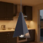 Colgante TRANI de chapa, diseño moderno ideal para cocina, comedor o dormitorio.