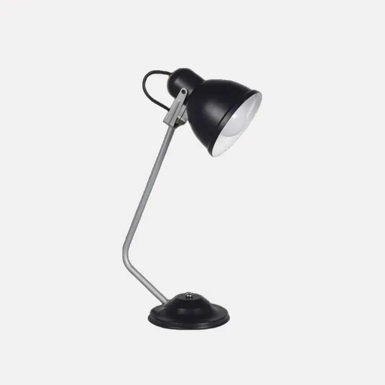 Lámpara de escritorio moderna de metal, ideal para dormitorio u oficina