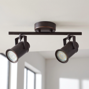 Riel Sintra — Orientable acero negro GU10