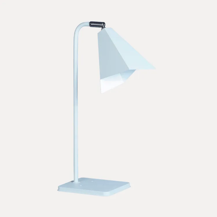 Lámpara de mesa TRAPANI de estilo moderno, fabricada en chapa de acero, ideal para dormitorio, oficina o living.