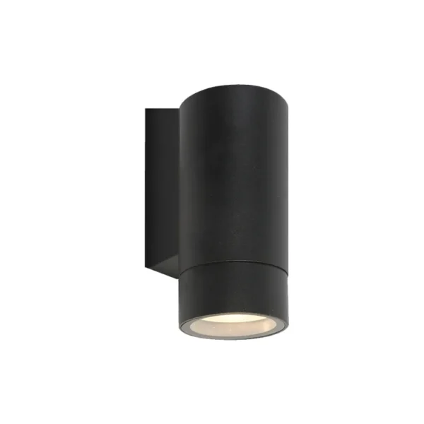 Aplique Ext. Bermondsey — Unidireccional aluminio negro GU10 — Ambiente | Lampamac