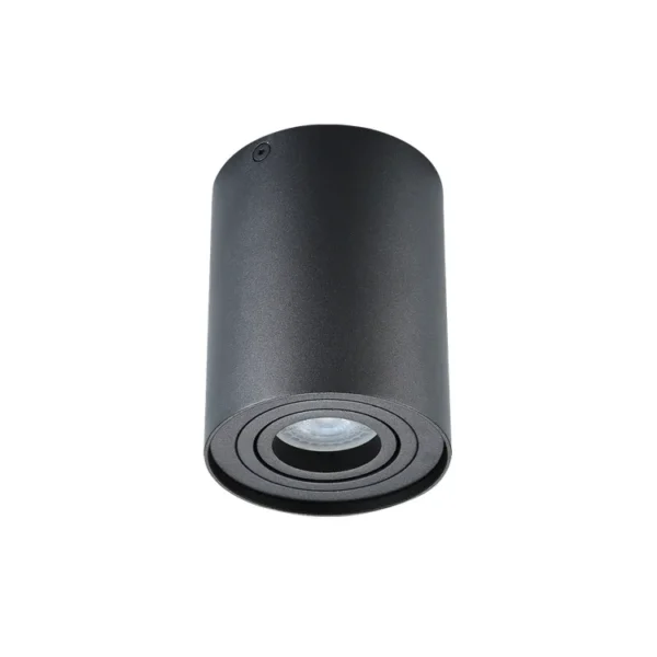 Plafón Ménilmontant — Orientable aluminio negro GU10 — Ambiente | Lampamac