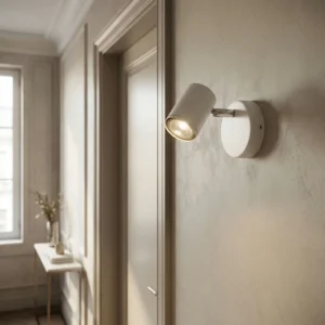 Aplique De Pared Trieste Spot Direccional en Acero Blanco (GU10) - Image 1