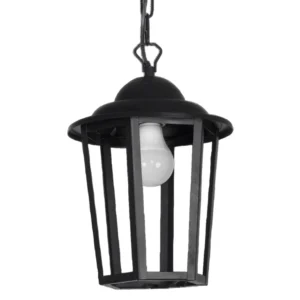 Farol Exterior Vintage de Hierro | Hexagonal c/Cadena | 31x20cm - Image 2