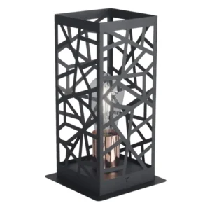 Velador CATANIA Moderno | Hierro | Diseño Geométrico | 157x290mm - Image 2