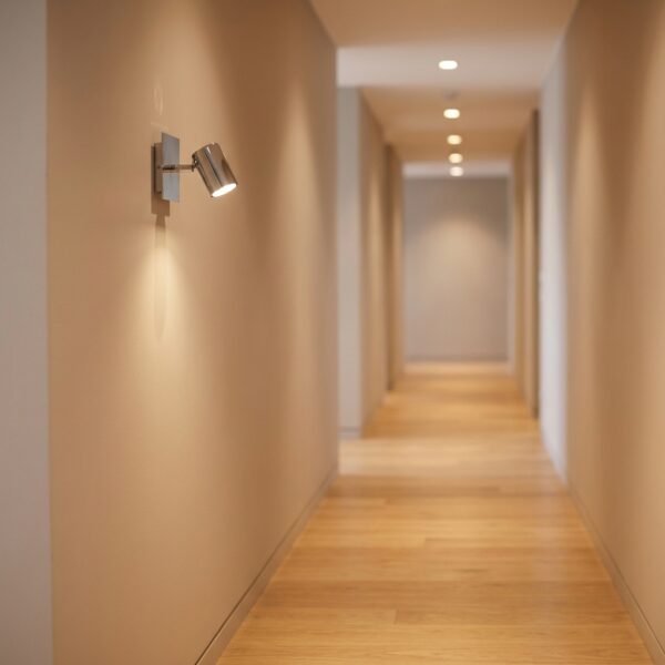 Aplique Auteuil — Spot interior acero cromo GU10 — Ambiente | Lampamac