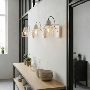 Aplique De Pared Mercier Jaula Industrial en Metal (E27) - Image 2