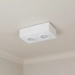 Plafón de Techo Moderno VALENCIA de 2 Luces Blanco