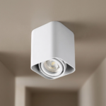 Spot Restelo — Orientable aluminio blanco GU10