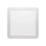 Plafón de Sobreponer 12w Blanco Cuadrado Luz Cálida