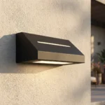 Aplique Ext. Castello — Difusor moderno hierro E27