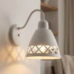 Aplique Lunetta — Vintage metal blanco E27 | Lampamac