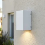 Aplique Ext. Todi — Bifaz hierro blanco GU10 | Lampamac