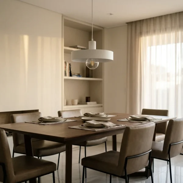 Colgante Terrazzo — Minimalista chapa E27 — Ambiente | Lampamac