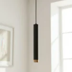 Colgante Ribeira — Tubular minimalista metal GU10