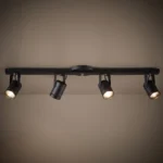 Plafón Giudecca — Lineal acero moderno GU10