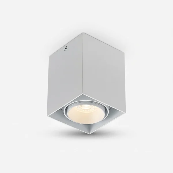 Spot Charonne — Orientable aluminio blanco GU10 — Detalle | Lampamac