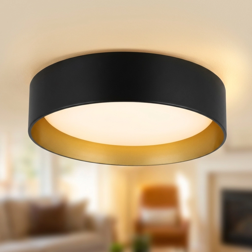 Plafon Lamparas de Techo MARKAS-L7112N - Vista de estudio | Lampamac