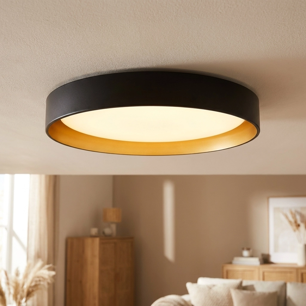 Plafon Lamparas de Techo MARKAS-L7136N - Vista de estudio | Lampamac