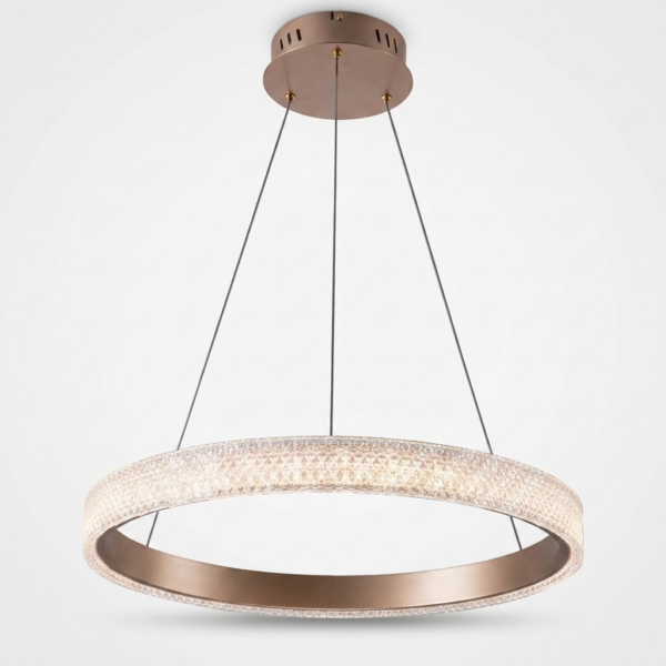 Colgante Lamparas de Techo - Colgante Laldéna — Metal Dorado, moderno lineal (LED) detalle | Lampamac
