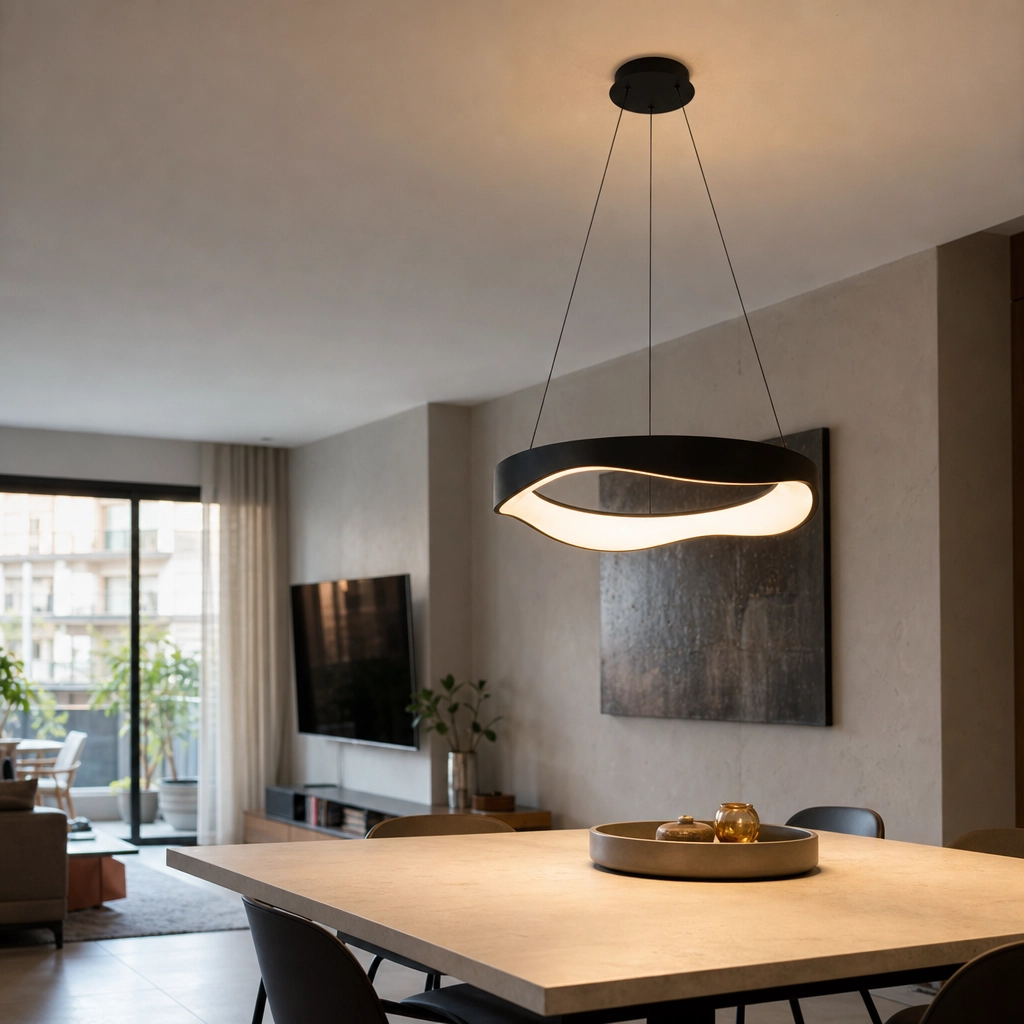 Colgante Lamparas de Techo - Colgante Galvénia — Metal, moderno elegante (LED) ambiente decorado | Lampamac