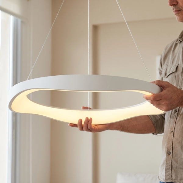 Colgante Lamparas de Techo - Colgante Falcanéra — Metal, moderno elegante (LED) dimensiones | Lampamac