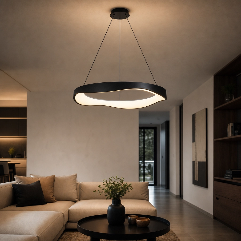 Colgante Lamparas de Techo - Colgante Jorvéla — Metal, moderno elegante (LED) ambiente decorado | Lampamac