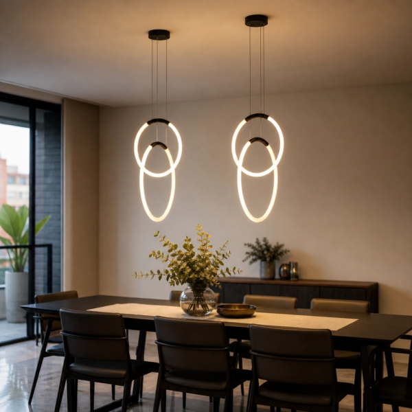 Colgante Lamparas de Techo MARKAS-L9942R - Ambiente decorado | Lampamac