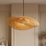 Colgante Lalvéra — Bambú Natural, orgánico (LED)