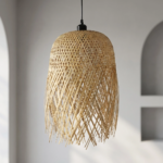 Colgante Estréna — Bambú Natural, cálido (LED)