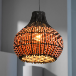 Colgante Lamparas de Techo - Colgante Uävantine — Rattan Natural, bohemio (LED) foto de producto | Lampamac