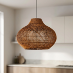 Colgante Lamparas de Techo - Colgante Portévra — Rattan Natural, decorativo (LED) foto de producto | Lampamac