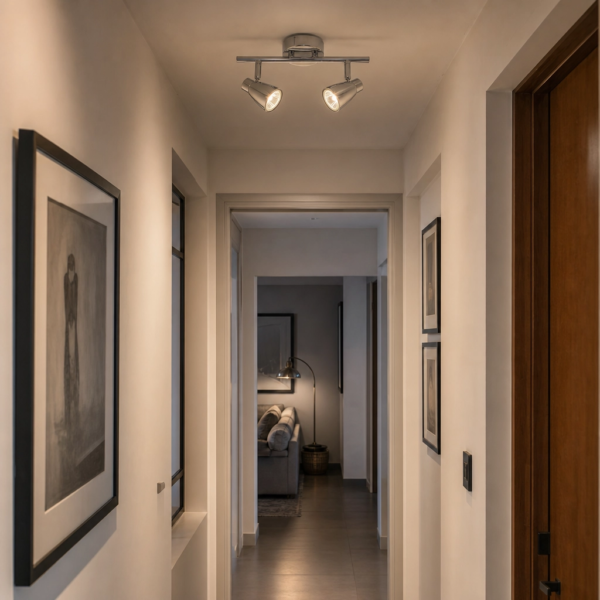 Plafon Lamparas de Pared - Aplique Olivéra — Metal Cromo, moderno (LED) ambiente alternativo | Lampamac