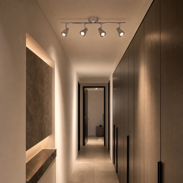 Plafon Lamparas de Pared - Aplique Qävantine — Metal Cromo, moderno (LED) ambiente alternativo | Lampamac