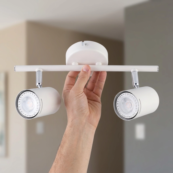 Plafon Lamparas de Techo - Aplique Iöstraine — Metal y Cromo, geométrico moderno (LED) dimensiones | Lampamac