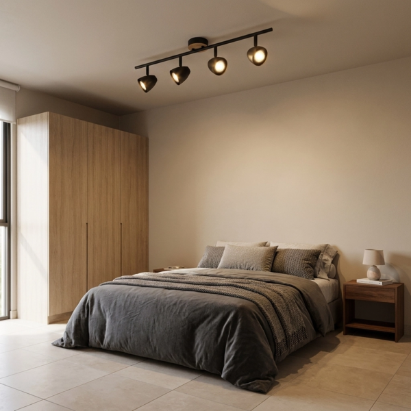 Plafon Lamparas de Techo - Aplique Solévane — Metal y Madera, moderno (LED) ambiente alternativo | Lampamac