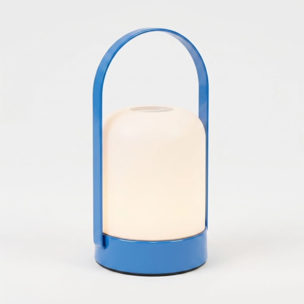 Velador Led Lamparas de Mesa - Velador Led Estanéra — Metal y ABS azul, regulable con USB (LED) detalle | Lampamac