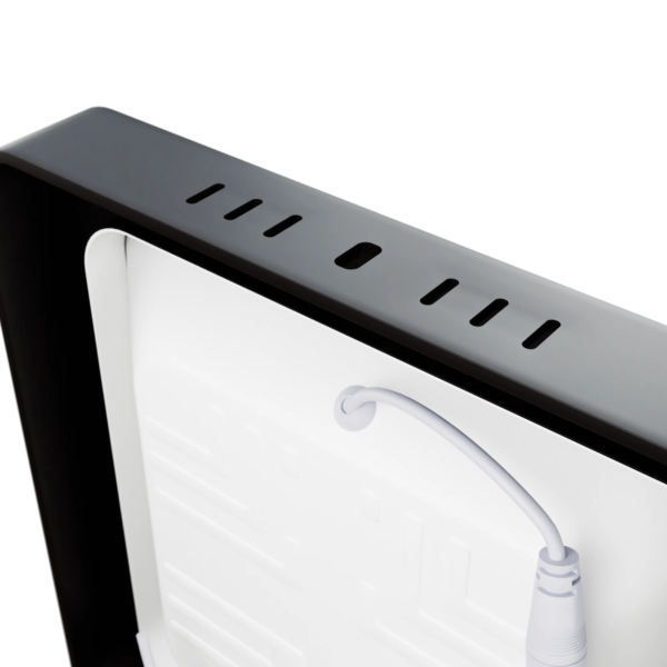Plafón de Sobreponer 24w Negro Cuadrado luz cálida — Ambiente | Lampamac