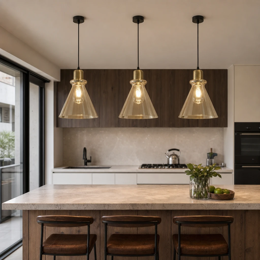Colgante Lamparas de Techo MARKAS-M47-1BD - Ambiente decorado | Lampamac